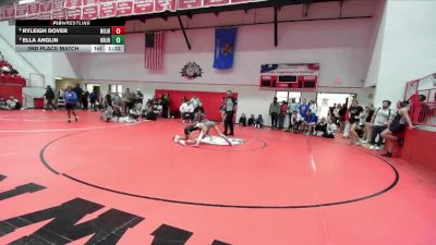 JH 89 lbs 3rd Place Match - Ella Anglin, Noble JH vs Ryleigh Dover, Norman JH