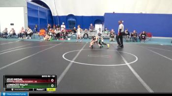 52 lbs Quarterfinal - Jojo Medal, Donahue Wrestling Academy vs Lorenzo Palfy, Neighborhood