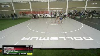 110 lbs Cons. Round 2 - Juan Nunez, Hyperbolic Wrestling vs Jayden Mancilla, Ravage WC