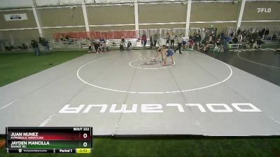 110 lbs Cons. Round 2 - Juan Nunez, Hyperbolic Wrestling vs Jayden Mancilla, Ravage WC