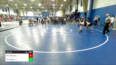 120 lbs Round Of 16 - Nate Garozzo, Lincoln-Sudbury vs Nathan Doyle, Quincy