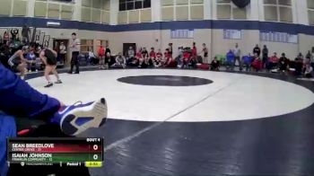 110 lbs Placement (4 Team) - Sean Breedlove, Center Grove vs Isaiah Johnson, Franklin Community
