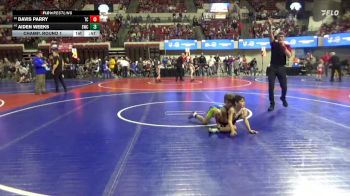62 lbs Champ. Round 1 - Aiden Weeks, Shepherd Wrestling Club vs Davis Parry, Team Champs