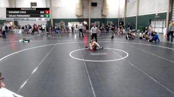 40 lbs Semifinal - Evander Cole, Marion Jr Warriors vs Atlas Fernandez, Derby Wrestling Club