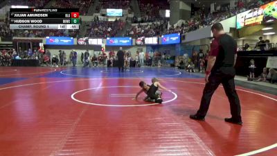 61 lbs Champ. Round 1 - Julian Amundsen, Belgrade Little Guy vs Hudson Wood, Ennis Wrestling Club