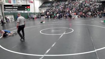 52 lbs Cons. Round 2 - Maverick J Blair, Sherman Challengers vs Jeremiah Urban, Sherman Challengers