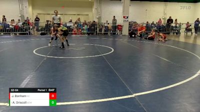 62-64 lbs Round 2 - Abel Driscoll, Big Orange Wrestling vs James Bonham, North Carolina