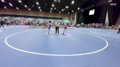 73-76 lbs Round 2 - Adam Wooldridge, Carson Bulldog Wrestling Club vs Andres Cortes, Rancho Bernardo WC