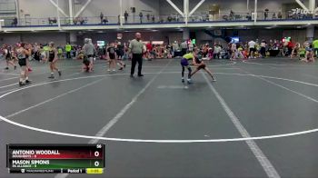 56 lbs Round 5 (8 Team) - Mason Simons, PA Alliance vs Antonio Woodall, Doughboys