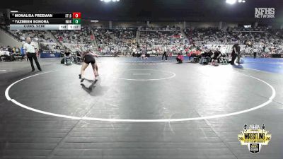 G5A-100 lbs Cons. Semi - Yazmeen Sonora, INOLA (Girls) vs Monalisa Freeman, STILWELL (Girls)