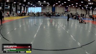 100 lbs Rd# 8- 12:30pm Saturday Final Pool - Nathan Fenner, PA Gold vs Xavier Bernthal, Untouchables