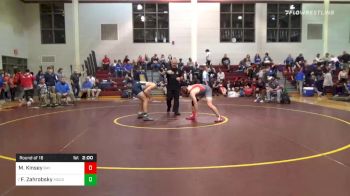 160 lbs Prelims - Michael Kinsey, Baylor School vs Frankie Zahrobsky, McCallie School