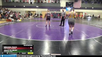 190 lbs Quarterfinal - Breanna Peach, Iowa Valley, Marengo vs Grace Ellsbury, Southeast Polk