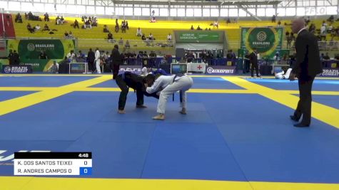 KIOMA DOS SANTOS TEIXEIRA vs RODRIGO ANDRES CAMPOS OLATE 2023 Brasileiro Jiu-Jitsu IBJJF