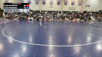 138 Open Cons. Round 3 - Lillian Hagemann, Southeast CC vs Dorie Richardson, Central Methodist University