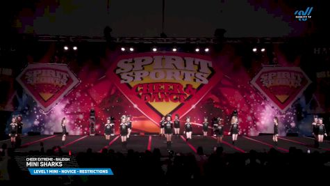 Cheer Extreme - Raleigh - Mini Sharks [2025 L1 Mini - Novice - Restrictions Day 1] 2025 Spirit Sports Myrtle Beach Nationals