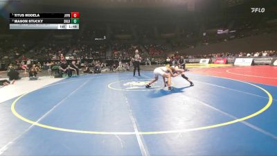 6A Boys 157 lbs 1st Place Match - Titus Rodela, Jefferson (Portland) Boys vs Mason Stucky, Sheldon Boys