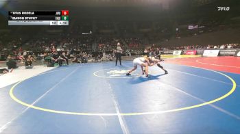 6A Boys 157 lbs 1st Place Match - Titus Rodela, Jefferson (Portland) Boys vs Mason Stucky, Sheldon Boys