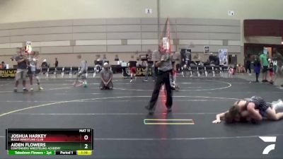 125 lbs Quarterfinal - Joshua Harkey, Bulls Wrestling Club vs Aiden Flowers, Contenders Wresteling Academy