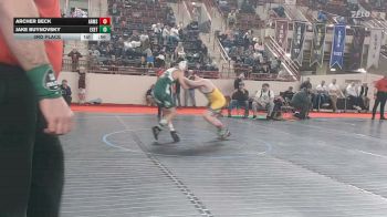 145_B lbs 3rd Place - Archer Beck, Armstrong vs Jake Buynovsky, Exeter Twp