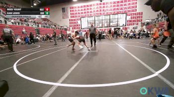 85 lbs Quarterfinal - Reed Yount, Weatherford Youth Wrestling vs Kam Lewis, Team Nomad