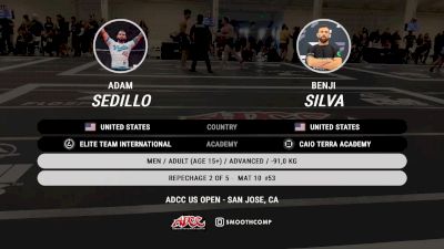 Benji Silva vs Adam Sedillo 2025 ADCC San Jose Open
