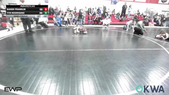 52 lbs Semifinal - Baker Franklin, Vinita Kids Wrestling vs Tyr Rodriquez, Salina Wrestling Club
