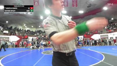 110 lbs Quarterfinal - Akayla Kurtz, Evansville Central vs Kaydie Epley, Mooresville