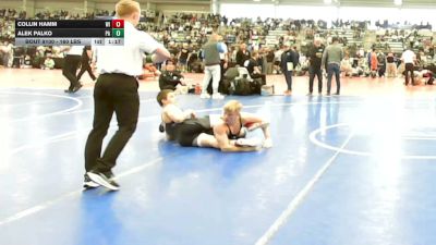160 lbs Quarterfinal - Collin Hamm, WI vs Alek Palko, PA