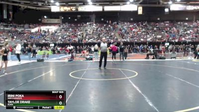 107 lbs Quarterfinal - Taylor Drake, Kuna vs Irini Poka, San Clemente