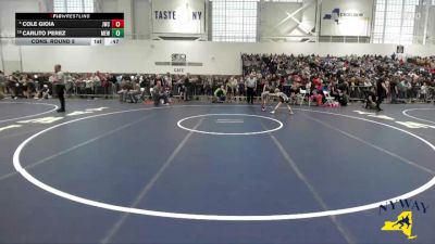 58 lbs Cons. Round 5 - Cole Gioia, Journeymen Wrestling Club vs Carlito Perez, Mongoose Elite Wrestling