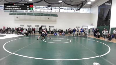 157 lbs Consi Of 4 - Charles Fowler, East Haven vs Randall Sherman, Rockville