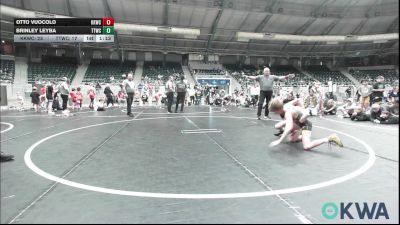 75 lbs Semifinal - Otto Vuocolo, Keystone Kids Wrestling Club vs Brinley Leyba, TTWC Cream