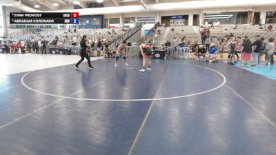 132 lbs Semis - Evan Provost, Crook County vs Abraham Coronado, Gold Rush Wrestling