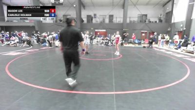 U16 FS - 94-100 Cons. Round 2 - Ethan Lee, Washington vs Micah Bennett, Camas Wrestling Club