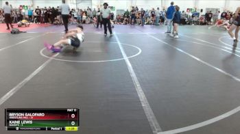 96 lbs Round 2 (10 Team) - Bryson Galofaro, Wrestling Mill vs Kaine Lewis, Bandits