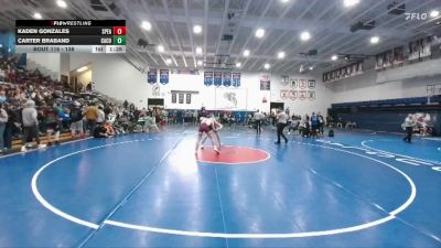 138 lbs Champ. Round 2 - Carter Braband, Campbell County vs Kaden Gonzales, Spearfish