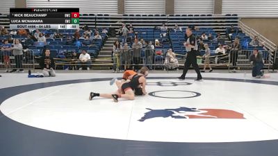 84 lbs Cons. Quarters - Nick Beauchamp, Bulldog Wrestling Club vs Luca McNamara, Edwardsville Wrestling Club