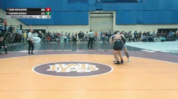3 - 175 lbs Quarterfinal - Sam Richards, Brentsville District vs Carter Nicely, Alleghany
