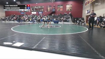 138 lbs 3rd Place Match - Carina Giangeruso, Presbyterian vs Kyra Tomlinson, Greensboro College