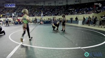 43 lbs Round Of 16 - Kreed Richards, Pawhuska Elks Takedown vs Bodee Coffman, Piedmont