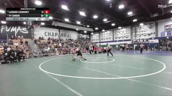 144 lbs 1st Place Match - Ty Greer, Murrieta Valley vs Landen Cordrey, Temecula Valley