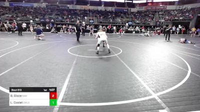 125 lbs Consi Of 8 #1 - Bryce Glaze, RHYNO ACADEMY Of WRESTLING vs Levi Coslet, Team Owls