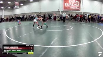 67 lbs Cons. Round 2 - Jeriah Villatoro, Legacy Dragons Wrestling Club vs Richard `Davis` Kern, Red Lion