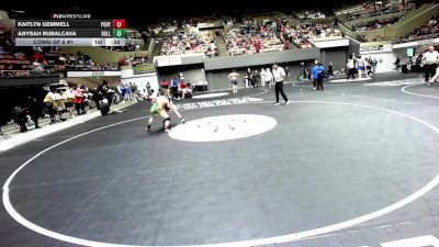 100 lbs Consi Of 8 #1 - Kaitlyn Gemmell, Porterville vs Anysah Rubalcava, Bullard