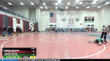 85 lbs Champ. Round 2 - Parker Wallis, Lone Star Middle School vs Thomas Watkins, West Middle School