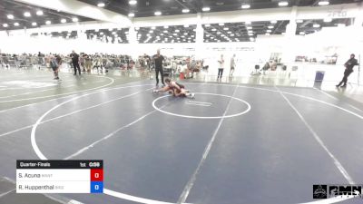 109 lbs Quarterfinal - Saluna Acuna, Mantanona TC vs Regan Huppenthal, Brighton WC