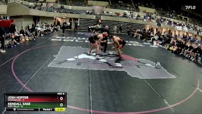 215 lbs Round 2 (4 Team) - Kendall Sage, Post Falls vs Josh Hoffer, Washington