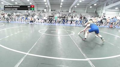 138 lbs Rr Rnd 2 - Bronson Russell, MetroWest United Storm - HSB vs Gideon Hayter, Illinois Menace - HSB