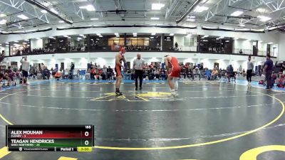 165 lbs Round 2 (6 Team) - Teagan Hendricks, Ohio Northern vs Alex Mouhan, Cleary